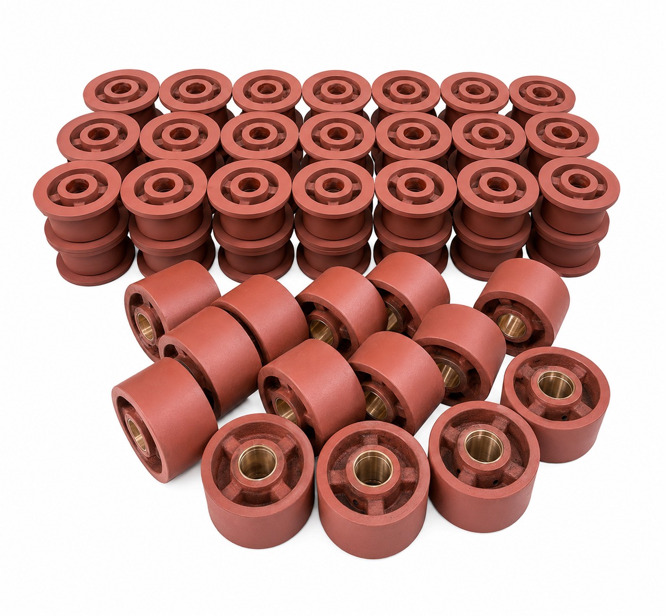 Gun metal bush components in mass production